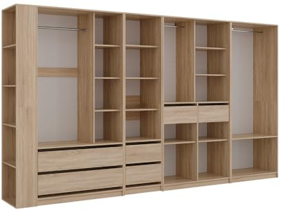 ViccoGarderobElmo,Sonoma,50x200 cm Set med 5