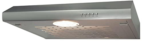 SIA STH60SS 60cm Stainless Steel Slimline Visor Cooker Hood Kitchen Extractor