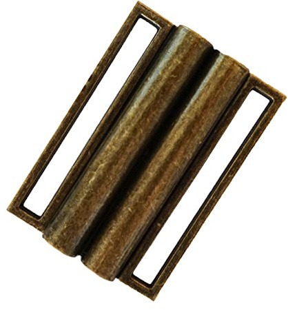 maDDma Gürtelschnalle aus Metall 41x56mm 1Stück Schließe Klick Verschluss Steckschnalle Farbwahl
