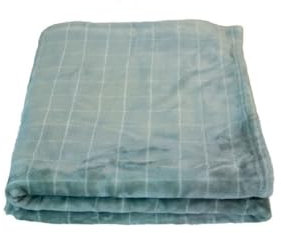 DOMIVA - Couverture MICRODOUX IMPRIMÉE 75x100 cm Carreaux