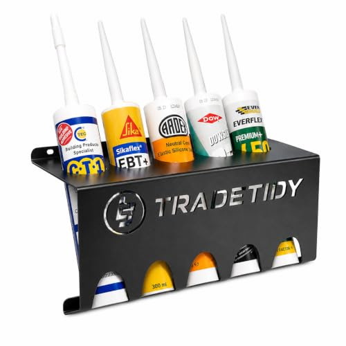 Silicone Sealant Tube Holder Steel 310mm Van Rack – TradeTidy Black