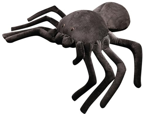 Herfair Stofftier Puppe Lebensechte Spinne Plüschtier Kuscheltiere Simulation Spinne Wurfkissen Kreatives Lustiges Tease Kuscheltier Geschenk Halloween (30 * 20cm)