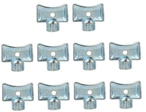 DOITOOL 20pcs Precision Production Radiator Key Bleeding Key Plumbing Wrench Radiator Valve Caps Compact Design