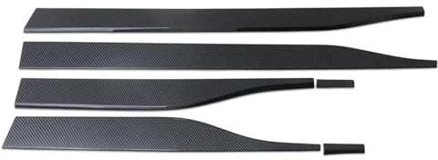 Auto Schweller Seitenschweller Für Toyota Für Rav4 Für Rav 4 2019 2020 2021 2022 2023 2024 CarSide Rock Tür Körper Streifen Moulding Trim Aufkleber Auto Zubehör (Farbe : Carbon Fiber Style)