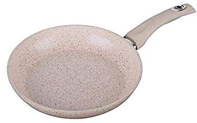 HAODUOO Casserole, poêle à Frire de Cuisine sans Couvercle avec revêtement dérivé de la Pierre Casserole Passe au Lave-Vaisselle Four Induction Plaque de Cuisson Passe au poêlon