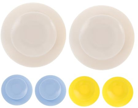 TOYANDONA 6stücke Teiliges Saugnapf Junge Mädchen Doppelseitige Silikon-saugnäpfe Für Stabilen Halt Von Babygeschirr Lösung Für Selbstständiges Sicher Und Langlebig Leicht Zu