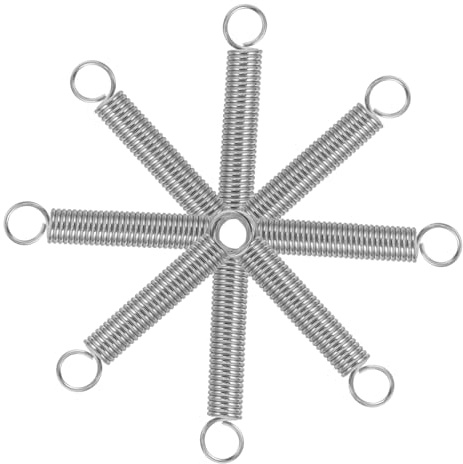 VICASKY 8pcs Engine Spring Tensioner for Agricultural Machinery Heavy Duty Tensioning Accessory Compatible Tiller and Engine Belt Tensioning Applications