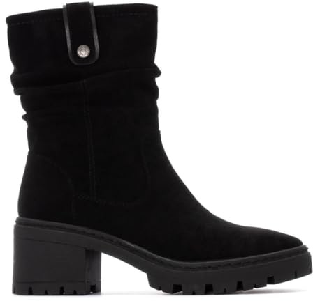 REFRESH - Botín Mujer Negro - Calzado Cómodo y Versátil - Moda casual - Modelo 17302103 (Talla 38)