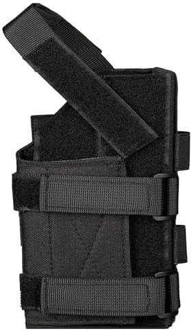 Taktisch Waffenholster,Universelles Pistolenholster,Molle Gürtelholster IWB/OWB,Verdecktes Trageholster,Nylon Pistolentasche für Männer/Frauen Leuchtpunktvisiere,M1911,17,19,26,M&P Shield 9mm