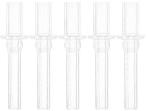 Ciieeo Punte in Silicone Per Cannucce Riutilizzabili Per Bottiglie D'Acqua Bambini 5 Pezzi Ricambio Per Bicchieri Con Beccuccio Accessori Compatibili Per Uso Quotidiano