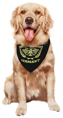 Deutschland, Deutsche Flagge Hundehalstuch Weich Hunde Bandana Verstellbarer Kopftücher Für Hund Für Geburtstag Katzen Kleine Mittelgroße Und Große Hund