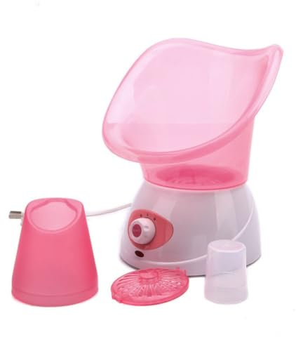 A50 Facial Steamer 50ml Pp Spa Pores Steam Sprayer for Skin | Pink Finish, Two Steaming Levels, Easy to Clean and Anti Rust Design for Normal and Oily Skin