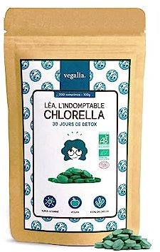 Chlorella Bio en comprimés - certifiée Ecocert, cultivée dans une eau pure, analysée et conditionnée en France