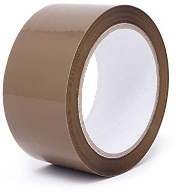 gws Paket-Klebeband Light PP leise 36 Rollen, Verpackungsband geräuscharm abrollend. Je Rolle, Länge: 66 m, Breite: 50 mm, Farbe: braun