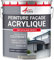 Peinture Façade - Peinture Hydrofuge Acrylique 14 couleurs - Dure jusqu'à 15 ans 10 L (+ ou - 60 m² en 1 couche) - Gris pierre - RAL 7030 - ARCANE INDUSTRIES