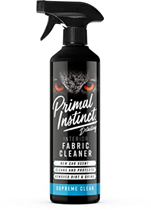 Primal Instinct Car Fabric Interior Cleaner | Removes Dirt & Grime from Seats, Carpets and Trim, 500ml
