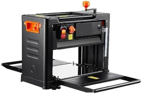 CHRISK Cepilladora eléctrica de Espesor de 2000w Cepilladora de Madera de sobremesa de 13 Pulgadas con Tres Cuchillas Cepillado de carpintería de Bricolaje de Dos velocidades