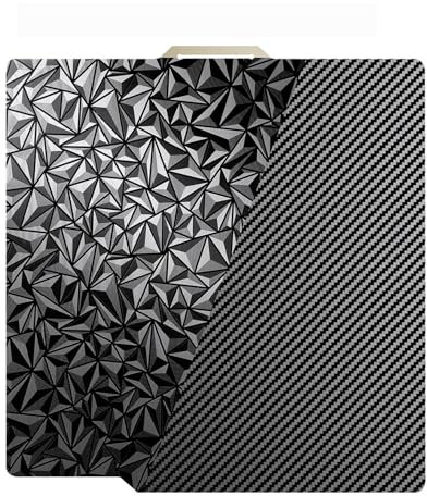 JUUPINE – neue, verbesserte große PEO+ strukturierte PET-Bauplatte, beidseitiger Druck, 257 mm x 257 mm 3D-Druckerplattform, für Bambulab 3D-Drucker P1P/P1S/A1/X1E/X1/X1C.