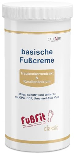 CareMed FußFit basische Fußcreme 450 ml Nachfülldose pH-Wert 8,0