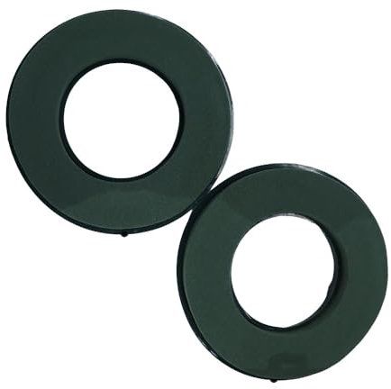 Floralcraft® 12 Foam Wreath Rings with Plastic Back - Set of 2 | Perfect for Funeral Tributes, Door Wreaths, and Table Centerpieces