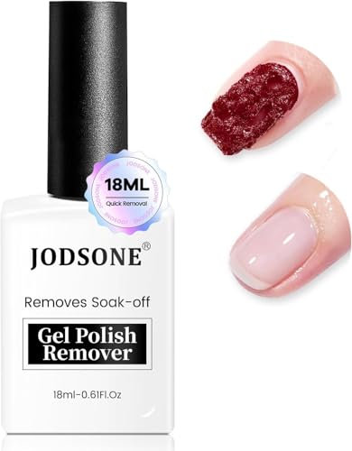 JODSONE 18 ml di solvente per unghie in gel – non è necessario ammollo o avvolgere – gel solvente per unghie – 3 – 5 minuti – facile e veloce