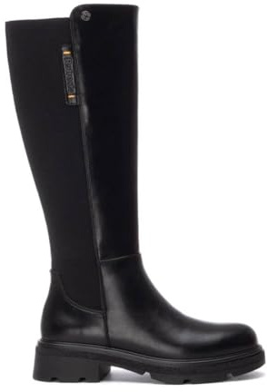 REFRESH - Bota Mujer Negro - Calzado Cómodo y Versátil - Moda casual - Modelo 17293501 (Talla 37)