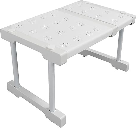 Kabinettsregal, Erweiterbare Verstellbare Kleiderschrank -Regal Organizer, Aufbewahrung von Arbeitsplätzen Organisation für (Länge 27-38 cm / 10,6-15 Zoll)
