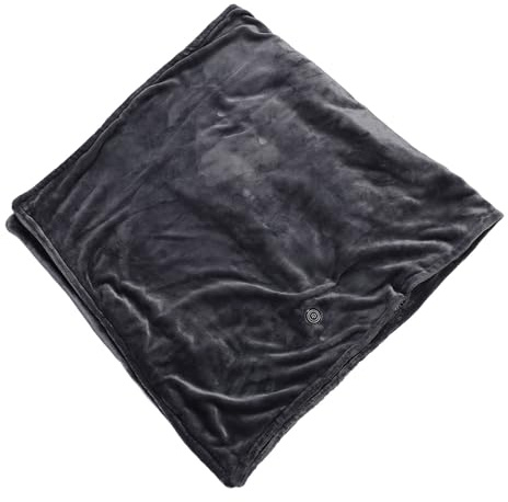 Focket Heated Throw Blanket, Wearable Electric Blanket with Power Bank Storage Bag Machine Washable USB Powered Temperature Control for Outdoor Indoor Use