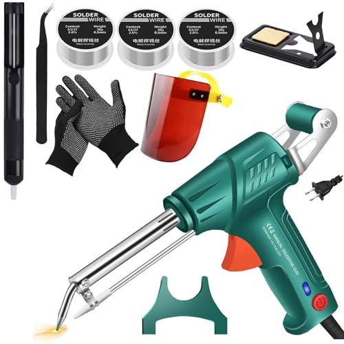 Soudeur Laser,Fer A Souder Laser,Laser Soldering Iron And Cutting,3 In 1 For Soldering Unroll Cutting,With Three Volumes Soldering Iron Wire (1, C)