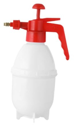 Fonowx Pulverizador de Bomba de Mano con Boquilla de Latón, Botella Pulverizadora de Agua Portátil para Interiores Y Exteriores, Blanco 0.8l