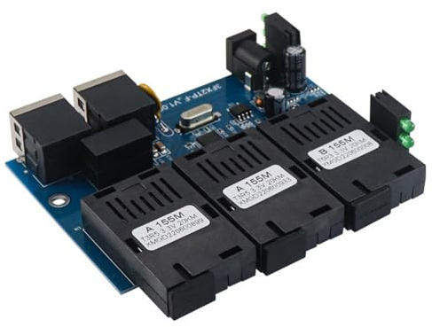 Vdaxvme Installazione facile dei commutatori inversi di Ethernet della fibra di Ethernet dei commutatori facili dell'installazione 10/100M del convertitore ottico di media
