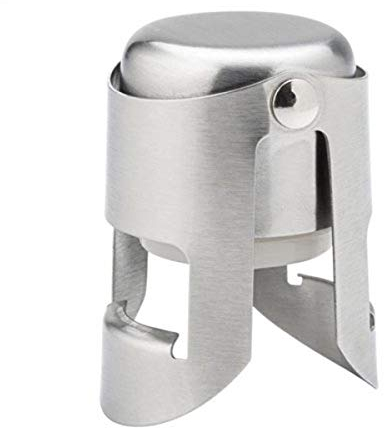 Utopia HB93040-012 Stainless Steel Champagne Bottle Stopper, Pack of 12
