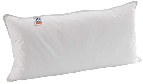 Irisette Nackenstützkissen Finn mit Viscoschaumkern und feinstem Mako-Satin Baumwollbezug, 40 x 80 cm, weiß