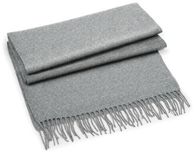 Beechfield B500 Classic Woven Scarf - Heather Grey