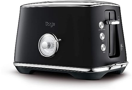 Sage Toast Select Luxe - Tostadora de 2 Rebanadas con Indicador LED de Cuenta Atrás, Acero Inoxidable Negro