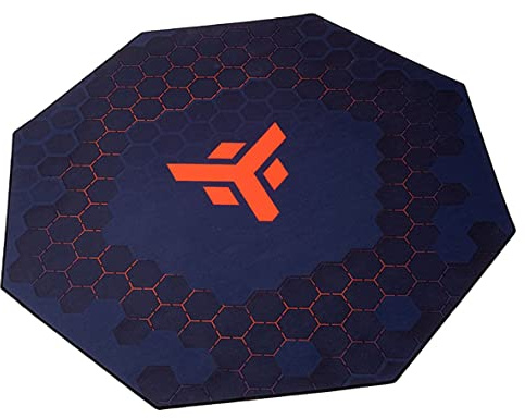 Itek Tappeto Ottagonale per Sedia Gaming 120x120 cm – Base Antiscivolo, Spessore 3 mm – Protezione Pavimento per Sedie da Gioco e Ufficio