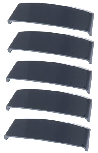 ToniTec Wasserschlitzkappen Lüftungsschlitz Abdeckung Fensterzubehör 45 mm für Fenster Anthrazit RAL7016 5 Stück