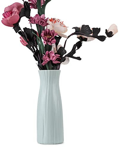 Keptfeet plástico Morden, Jarrones Origami Ligeros, Contenedor Flores Arte Moderno, Decorativo para Mesa, hogar, Oficina, decoración Flores Artificiales