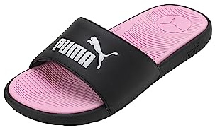 PUMA - COOL CAT 2.0 WNS, Sandalias deslizantes Femenino, PUMA BLACK-PUMA WHITE-PALE PINK,