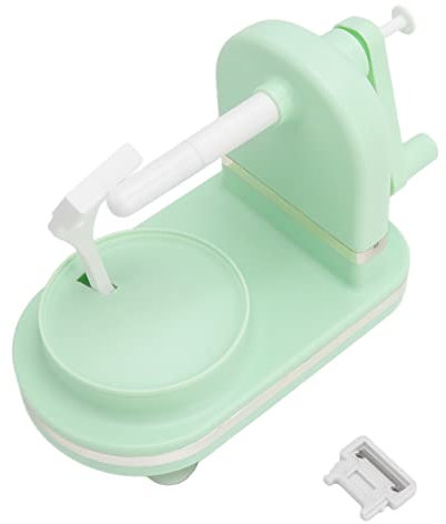 Hand Crank Apples Peeler Fruit Peel Machine Multi Function PP Stainless Steel Hand Crank Apples Peeler for Kitchen Home(A)