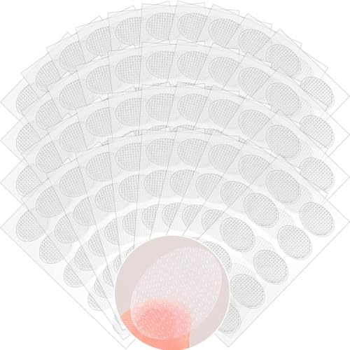 OQKAHIV 400 Piezas de Protectores de Orejas para Perforaciones y Estabilizadores para Aretes Largos - Soportes Transparentes para Orejas Caídas y Lóbulos - Postes de Apoyo Calcomanías Resistentes