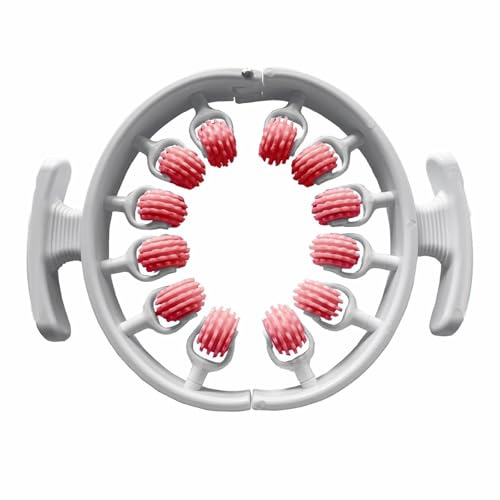 Cellulite Massagegerät, Manuell, Klinisch Nachgewiesene Wirksamkeit, Made in China, Anti Cellulite Massagegerät mit Rollen, welche die Haut heben, straffen und glätten (Pink)