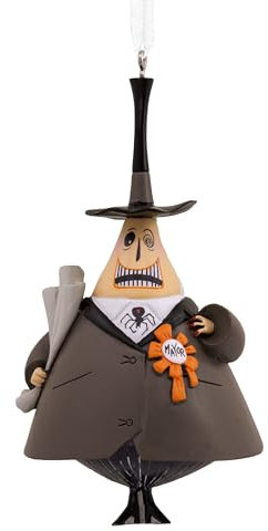 Hallmark The Mayor Ornament, The Nightmare Before Christmas Tree Decoration Disney Hanging Ornament, Christmas Hanging Ornament, Gifts for Christmas