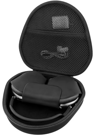 Khanka Hard Case for Apple AirPods Max 2/AirPods Max Over-Ear Headphones | Compatible with Apple AirPods Max 2/AirPods Max Wireless Over-Ear Headphones;Hard Case for Storage,Black,Case Only