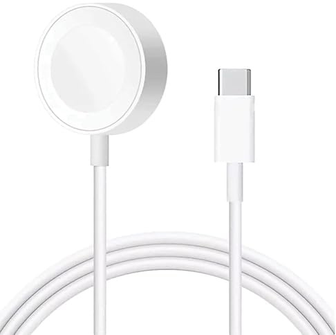 iHOWER Chargeur à Induction USB Type-C pour Montre Connectée – Station de Recharge Sans Fil Compacte et Rapide, Compatible Universel, Sécurité Intelligente pour Smartwatch