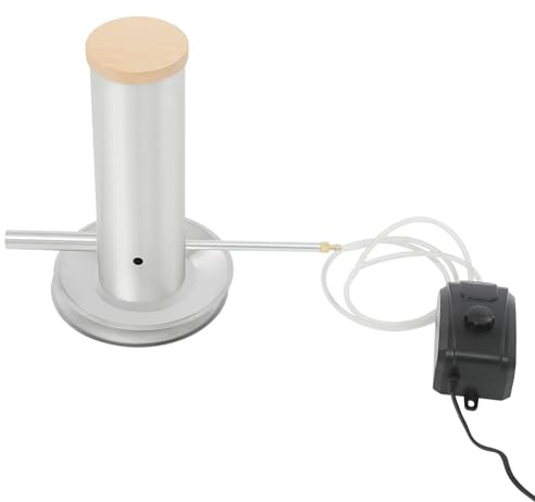 Edelstahl Kaltrauchgenerator, Tragbares Räucherofen Elektrisch, BBQ Rauch-Erzeuger, Rauchgenerator mit Luftpumpe 0.92 gal/min, Kaltraucherzeuger für BBQ, Fisch, Fleisch