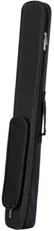 Fenteer 2x2 Pool Queue Fall Billard Queue Halter 4 Slots mit Griff Pool Tasche Schutz Beutel für Reise Outdoor Training Sport