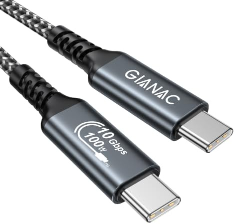 100W USB C Cable 1M 3.1 Gen2 10Gbps Cable Type C FastCharging para iPhone
