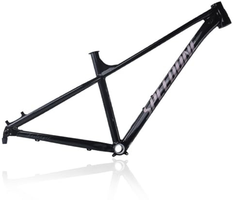 QUYCOIU Mountainbike-ram 27,5er 29er XC/AM Hardtail MTB-cyklar Ramar 16,5'’/18,3’' Skivbroms 12 X 148 Mm Genomgående Axel Ram Intern Kabeldragning(Schwarz,M-27.5'')