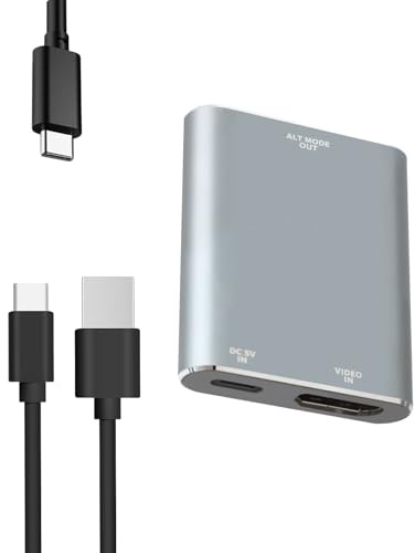 nilic HDMI to USB C Adapter 4K@60Hz for AR Glasses | for XREAL One Pro/Air, Nreal Air, Rokid Air/Max, Thunderbird AR, GRAWOOA, Viture One, Switch, Steam Deck, PS4, PS5, Xbox